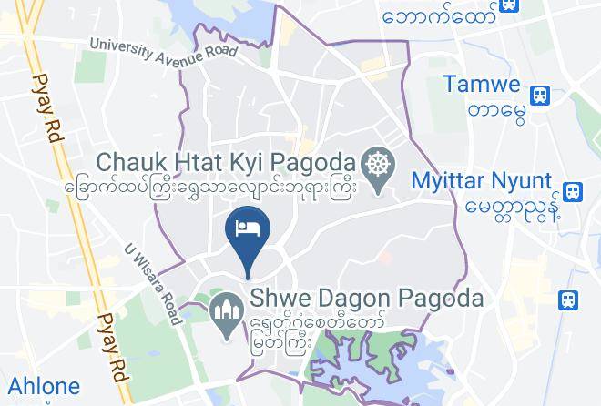 Yangon West - Yuzana Hotel Maps