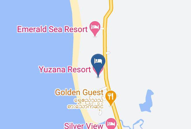 Pathein - Yuzana Resort Hotel Maps