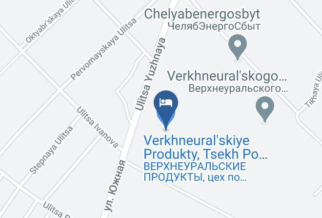Verkhneuralsky District - Yuzhnaya Gostinitsa Maps