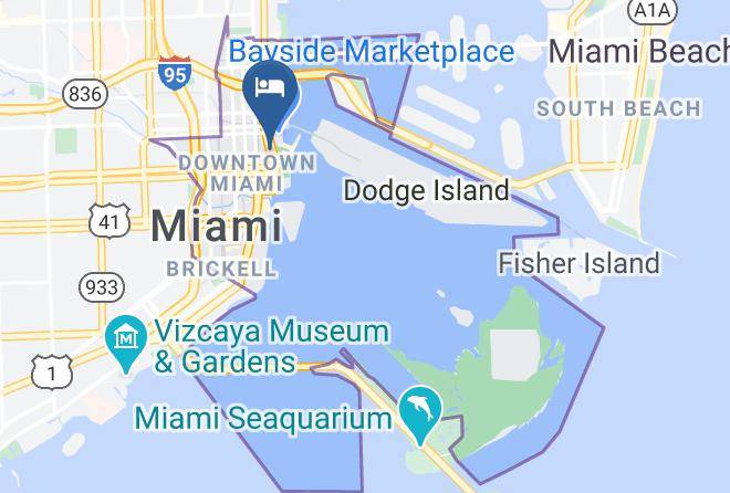 Miami Dade - Yve Hotel Miami Maps