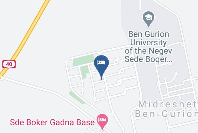 Midreshet Ben Gurion - Yvonne's Hikers Base Sde Boker Maps