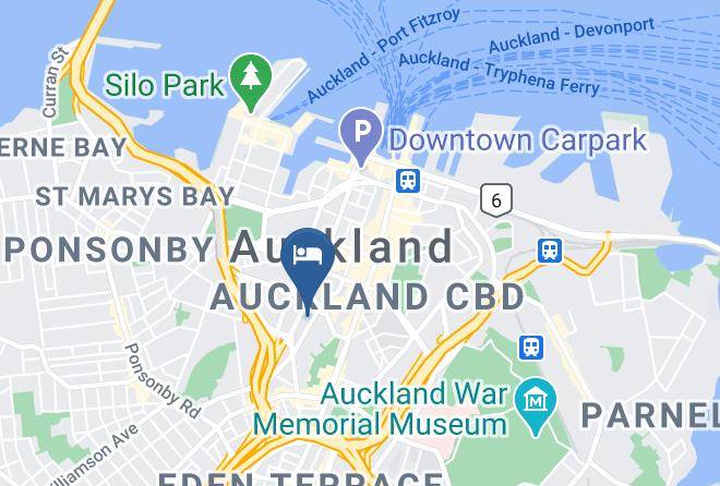 Auckland Auckland Central - Ywca Hostel Maps