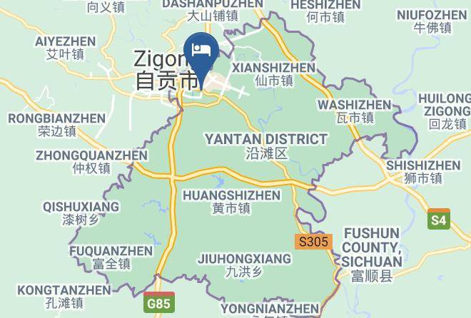 Zigong - Yyjc Hotel Maps