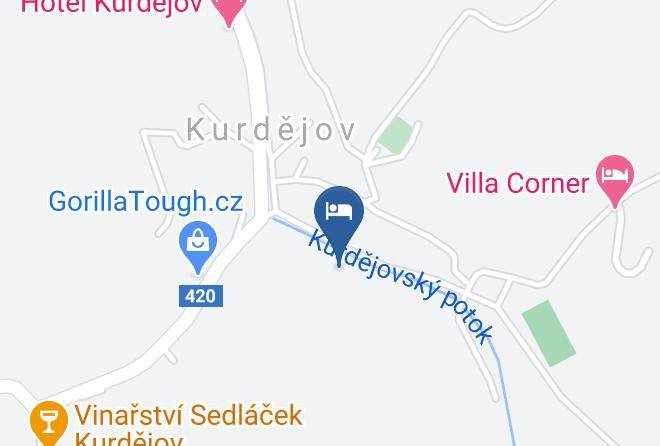 Breclav - Zabinec Penzion Vinoteka Maps
