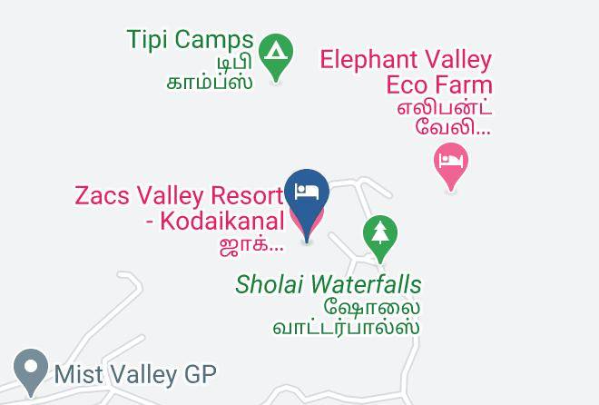 Kodaikanal Sub District - Zacs Valley Resort Kodaikanal Maps