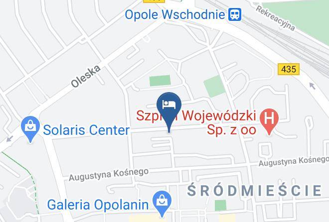 Opole - Zacisze Hotel Maps