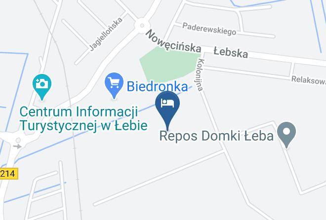 Leborski - Zacisze Leby Domki Letniskowe Maps
