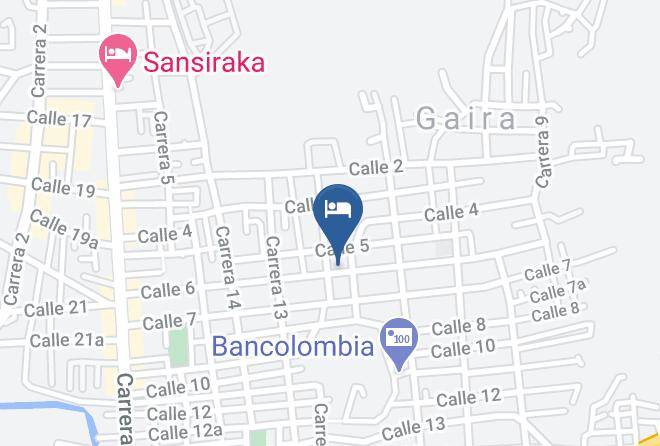 Santa Marta - Zafara Hotel Maps
