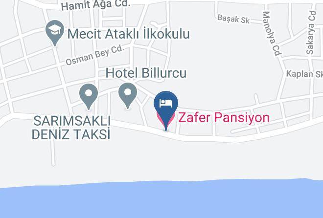 Ayvalik - Zafer Pansiyon Maps
