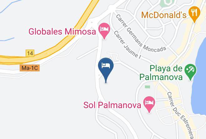 Baleares - Zafiro Palace Palmanova Maps
