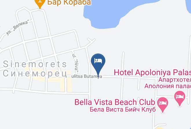 Tsarevo - Zafo Hotel Maps