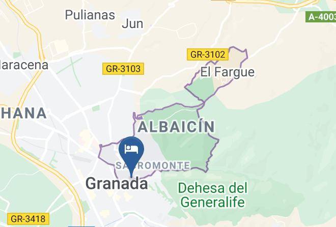 Granada - Hotel Rosa De Oro Maps