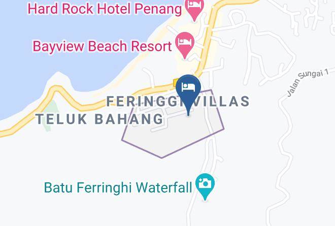 Batu Ferringhi - Zahaar Budget Hotel Maps