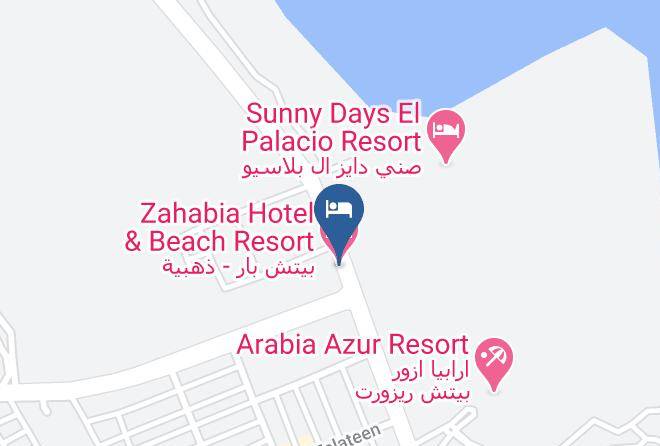 Hurghada - Zahabia Hotel & Beach Resort Maps