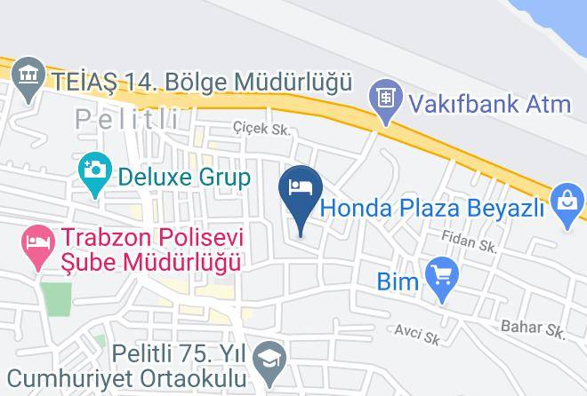 Ortahisar - Zahi Hotel Yomra Maps
