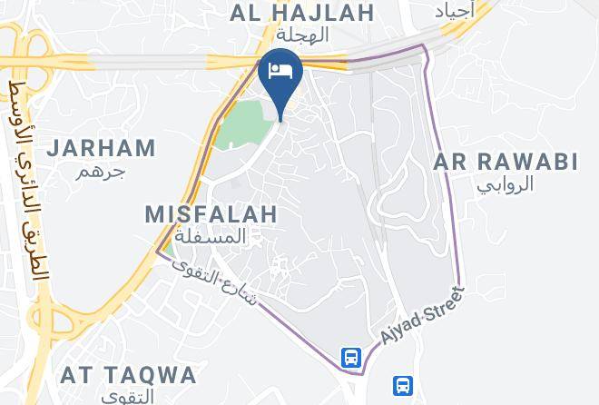 Mecca - Zahra White Palace Hotel Maps