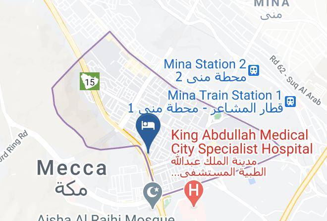 Mecca - Zahrat Al Yaseer Hotel Maps