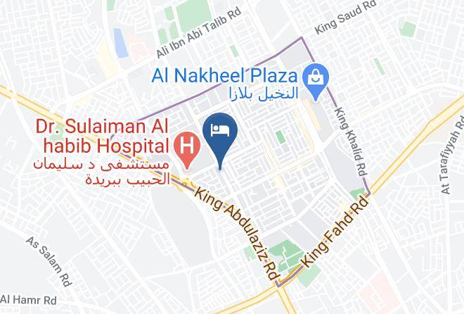 Buraydah - Zaidan Hotel Suites Maps