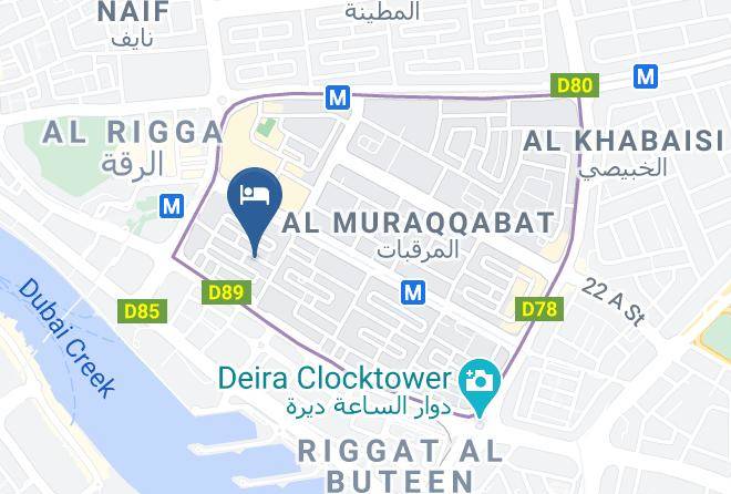Dubai - Zain International Hotel Maps