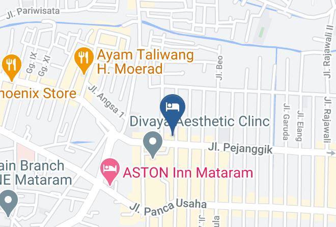 Kota Mataram - Zaitun Selaparang Hotel Maps