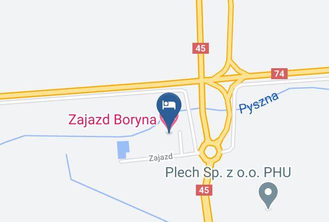 Wielunski - Zajazd Boryna Maps