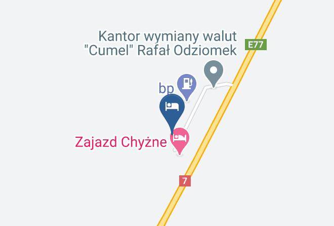 Nowotarski - Zajazd Chyzne Maps