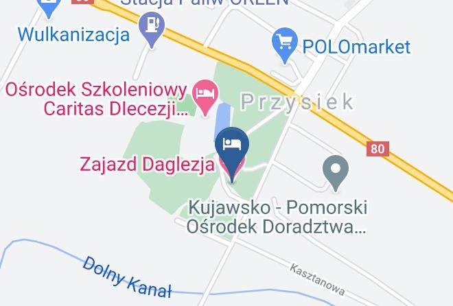 Torunski - Zajazd Daglezja Maps