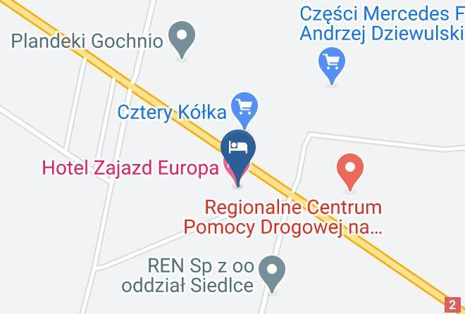 Siedlecki - Hotel Zajazd Europa Maps