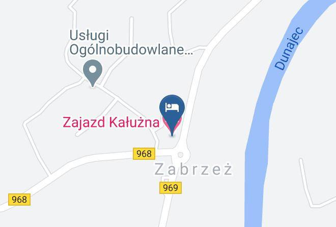 Nowosadecki - Zajazd Kaluzna Maps