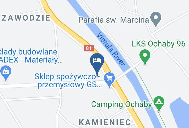 Cieszynski - Zajazd Na Kamiencu Restauracja Pokoje Goscinne Ochaby Male Maps