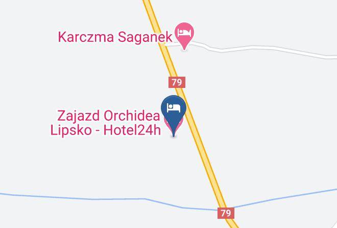 Lipski - Zajazd Orchidea Lipsko Hotel24h Maps