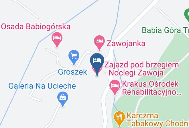 Zajazd Pod Brzegiem Noclegi Zawoja Map
