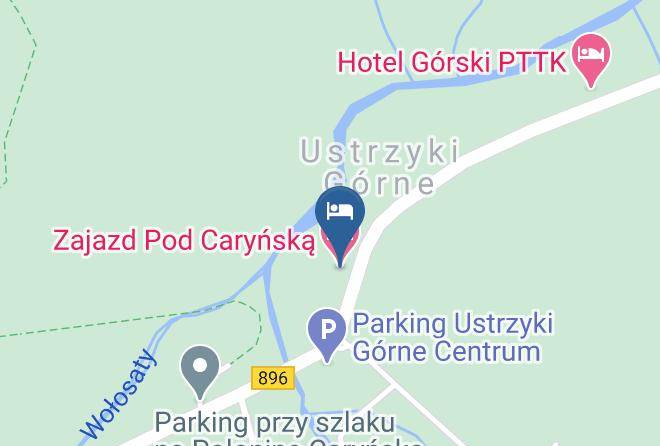 Bieszczadynty - Zajazd Pod Carynska Maps