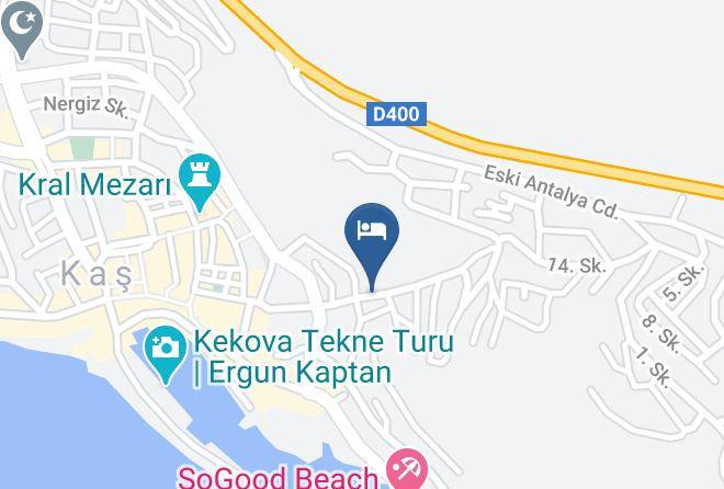 Kas - Zakkum Pansiyon Maps