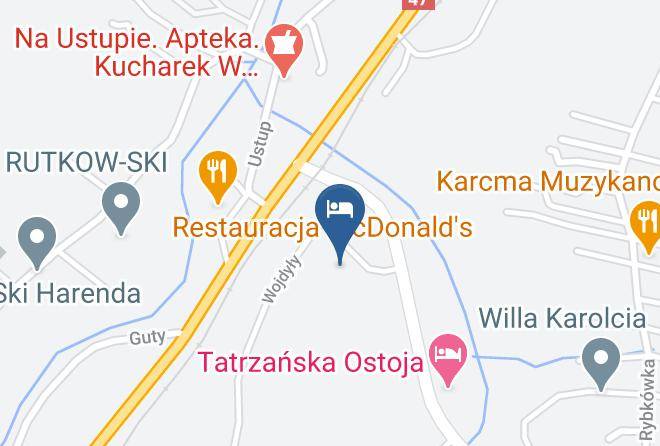 Zakopianska Stodola Map