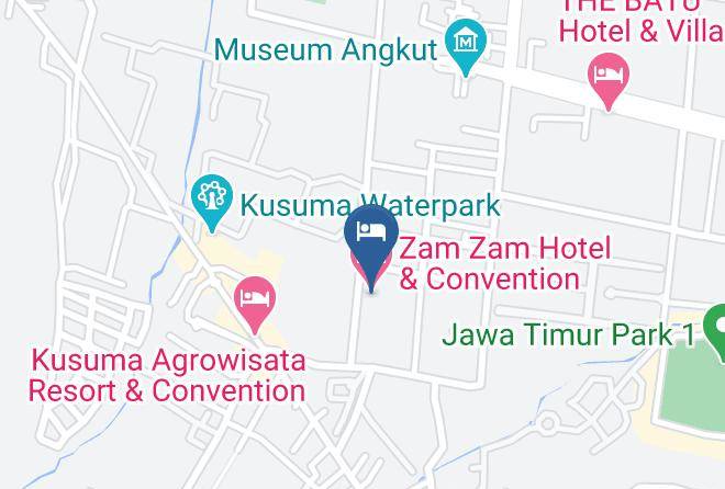 Kota Batu - Zam Zam Hotel & Convention Maps