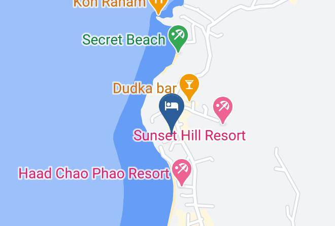 Zama Resort Koh Phangan Map