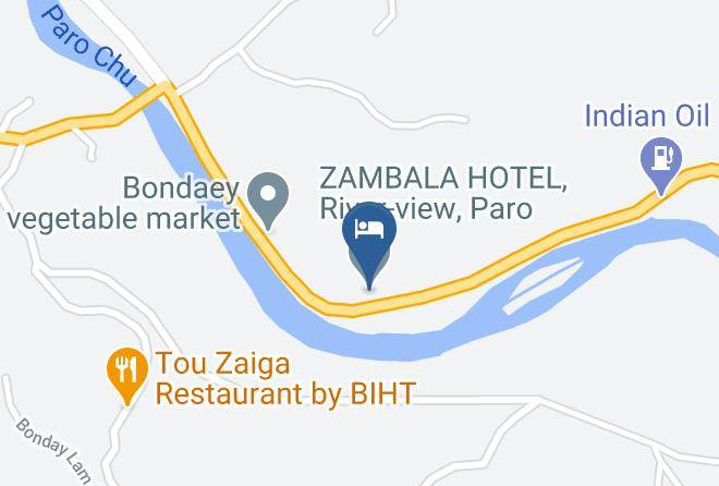 Paro - Zambala Hotel River View Paro Maps