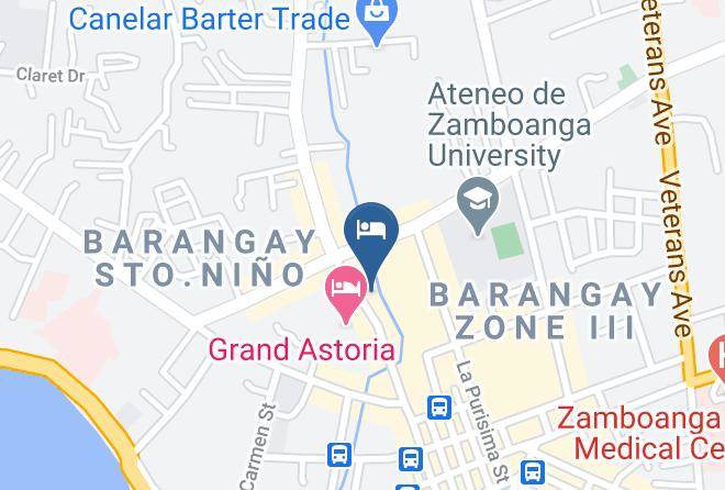 Zamboanga Del Sur - Zamboanga Hermosa Hotel Maps