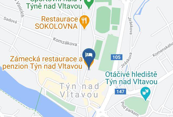 Ceske Budejovice - Zamecka Restaurace A Penzion Tyn Nad Vltavou Maps
