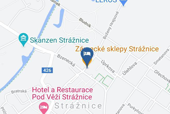 Hodonin - Zamecke Sklepy Straznice Maps