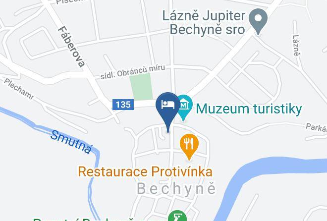 Zamecky Resort Bechyne Map