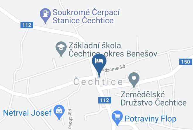 Benesov - Hotel Zamek Cechtice Maps