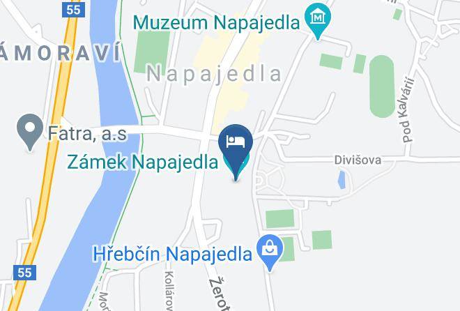 Napajedla - Zamek Napajedla Maps