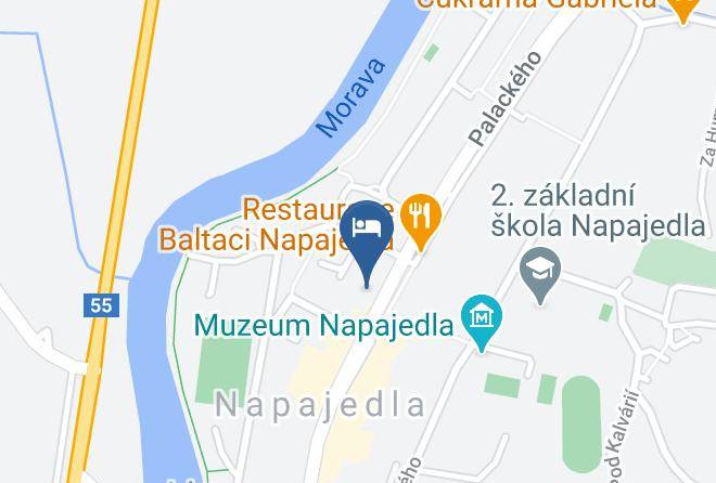 Napajedla - Hotel Baltaci Stary Zamek Maps