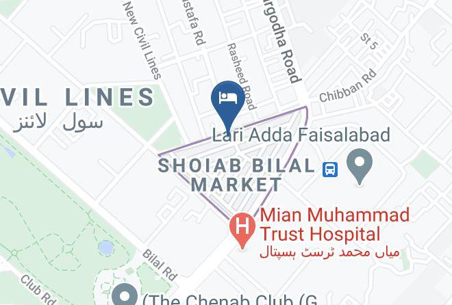 Islamabad - Zamzam Hotel Maps