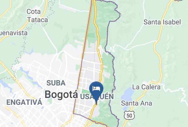 Bogota - Zana Hotel Boutique Maps