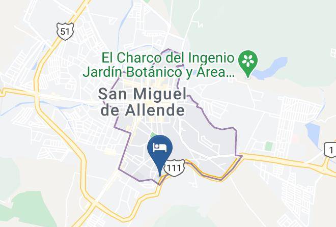 San Miguel De Allende - Zana Hotel Maps