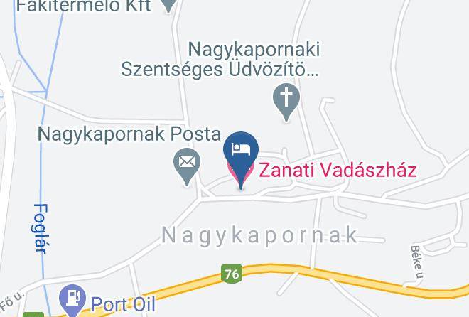 Nagykapornak - Zanati Vadaszhaz Maps