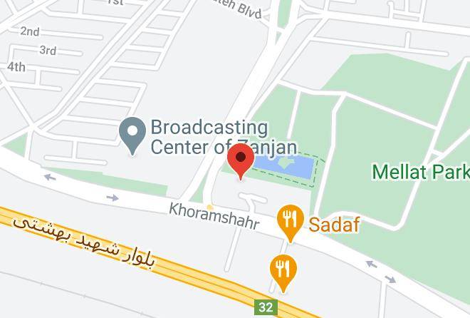 Zanjan - Zanjan Tourist Hotel Maps